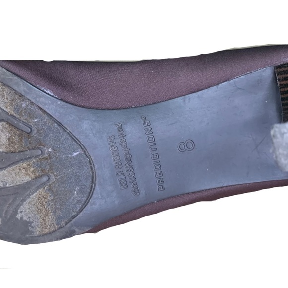 Preditions SOCK HEEL IN DEEP PURPLE/BROWN SIZE 8 - Picture 5 of 10